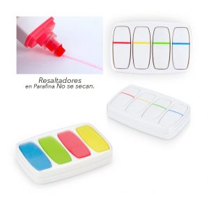 Set Resaltadores Gel x 4 Cube