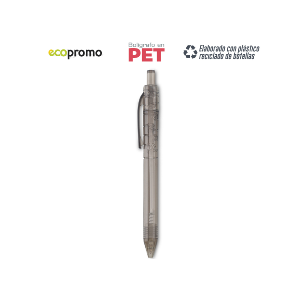 esfero ecologico Eco Pet negro -esferos promocionales para empresas - Priming Colombia