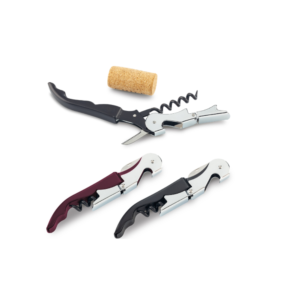 Bar - Descorchador - Descorchador de dos tiempos Kiblack - Descorchador promocional para empresas priming Colombia