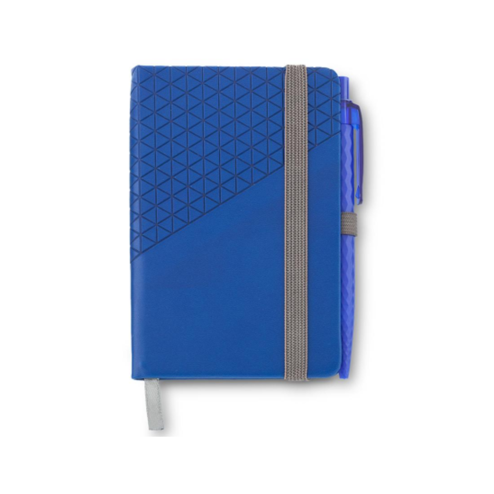 Libretas - Set de Boligrafo y Libreta Lawson azul- Libreta promocional para empresas - Priming Colombia