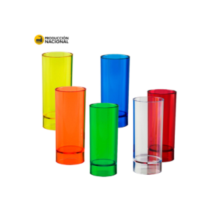 Bar -Copa cilindrica 2 oz Cristal - promocional para empresas - priming Colombia