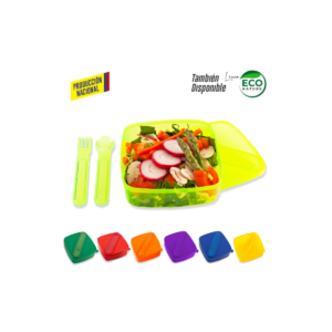 Lonchera- Portacomida Sencillo con Cubiertos- Priming Colombia