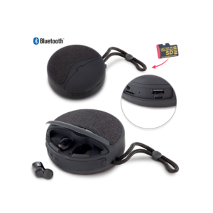 Parlantes - Speaker Bluetooth con Audífonos - promocional para empresas - priming Colombia