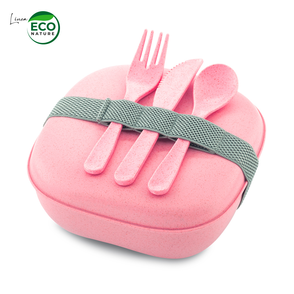 Portacomidas con Cubiertos Eco Nature - Imagen 2