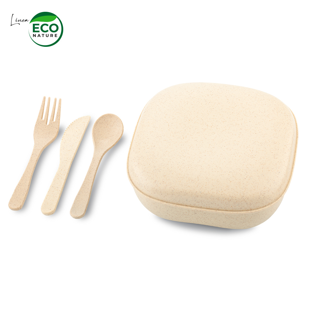 Portacomidas con Cubiertos Eco Nature - Imagen 4
