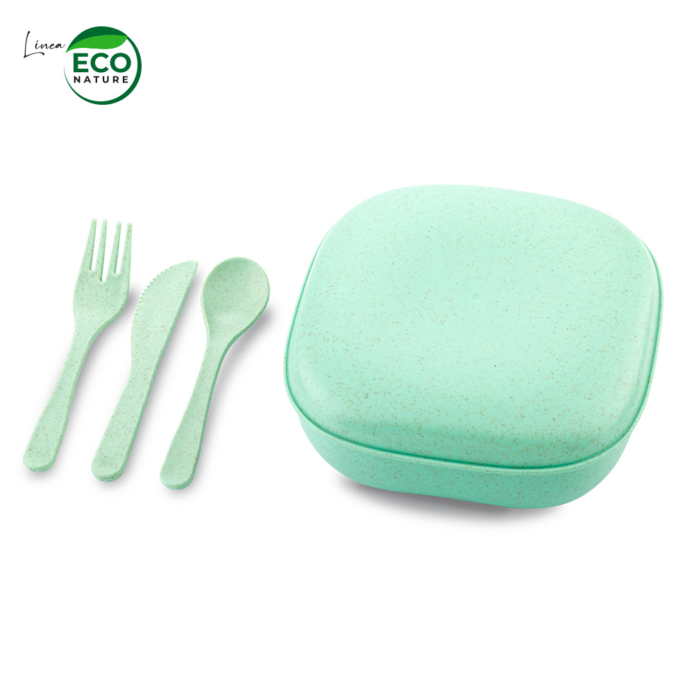 Portacomidas con Cubiertos Eco Nature